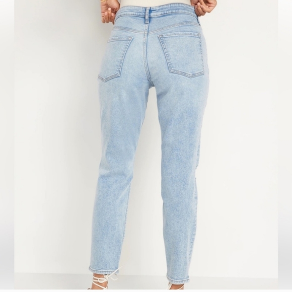 Womens High Waisted Button Fly OG Straight Jeans - Picture 9 of 10